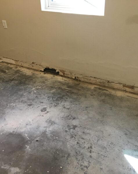 Flood restoration of rental property