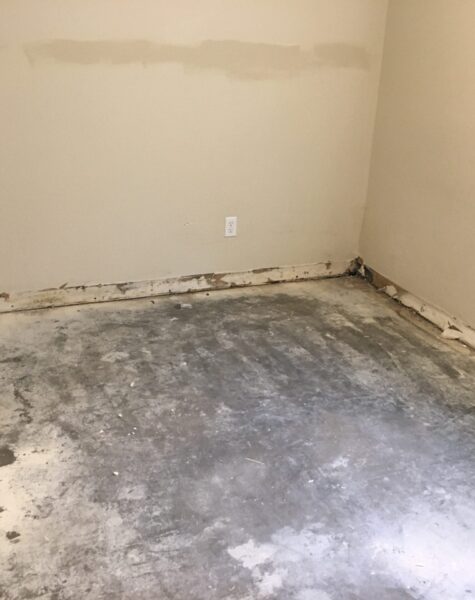 Flood restoration of rental property