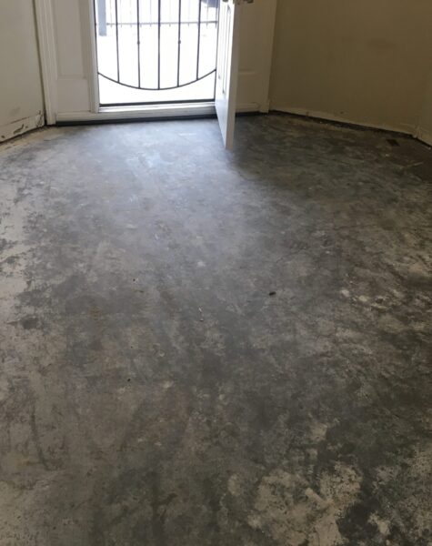 Flood restoration of rental property
