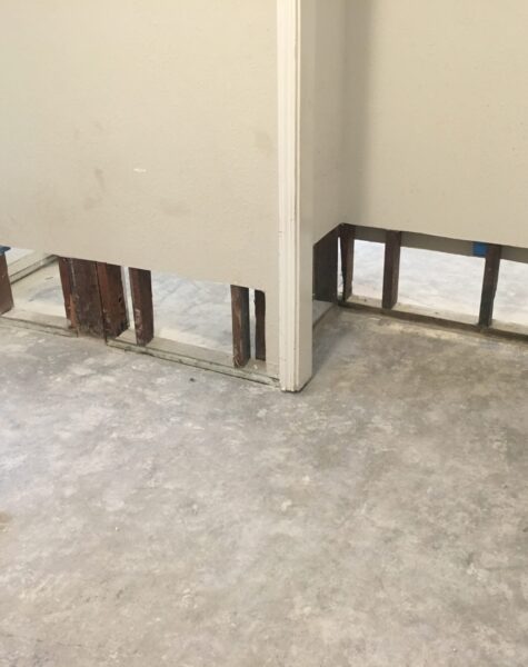 Flood restoration of rental property