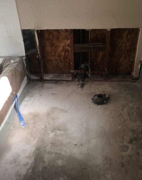 Flood restoration of rental property