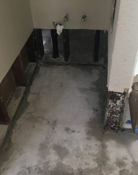 Flood restoration of rental property