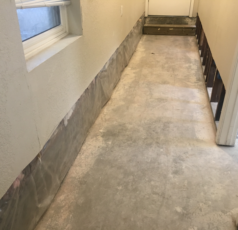 Flood restoration of rental property